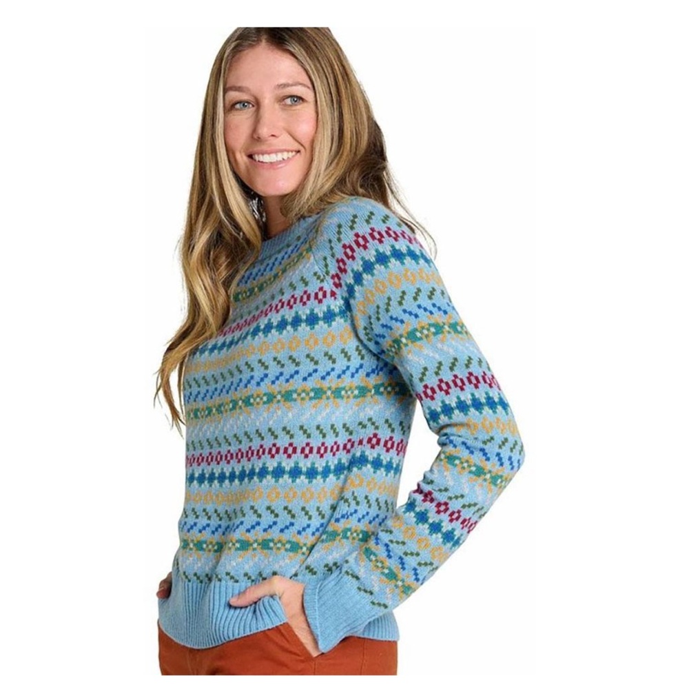 Toad & Co women’s Casado crew in glacier small